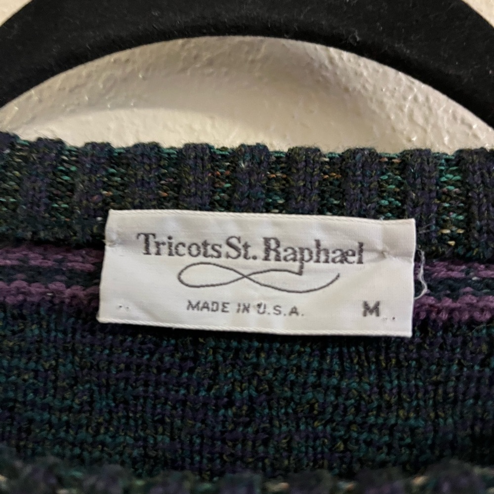 Men's Multicolor Patterned Sweater - Picture 3 of 3